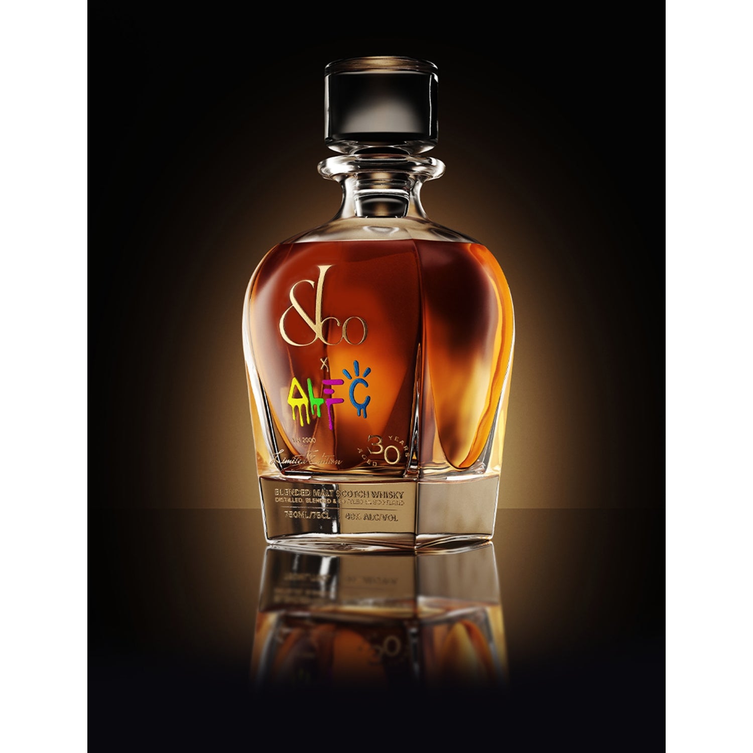 Jacob & CoX Alec Monopoly limited-edition Scotch whisky 700ml, UK version