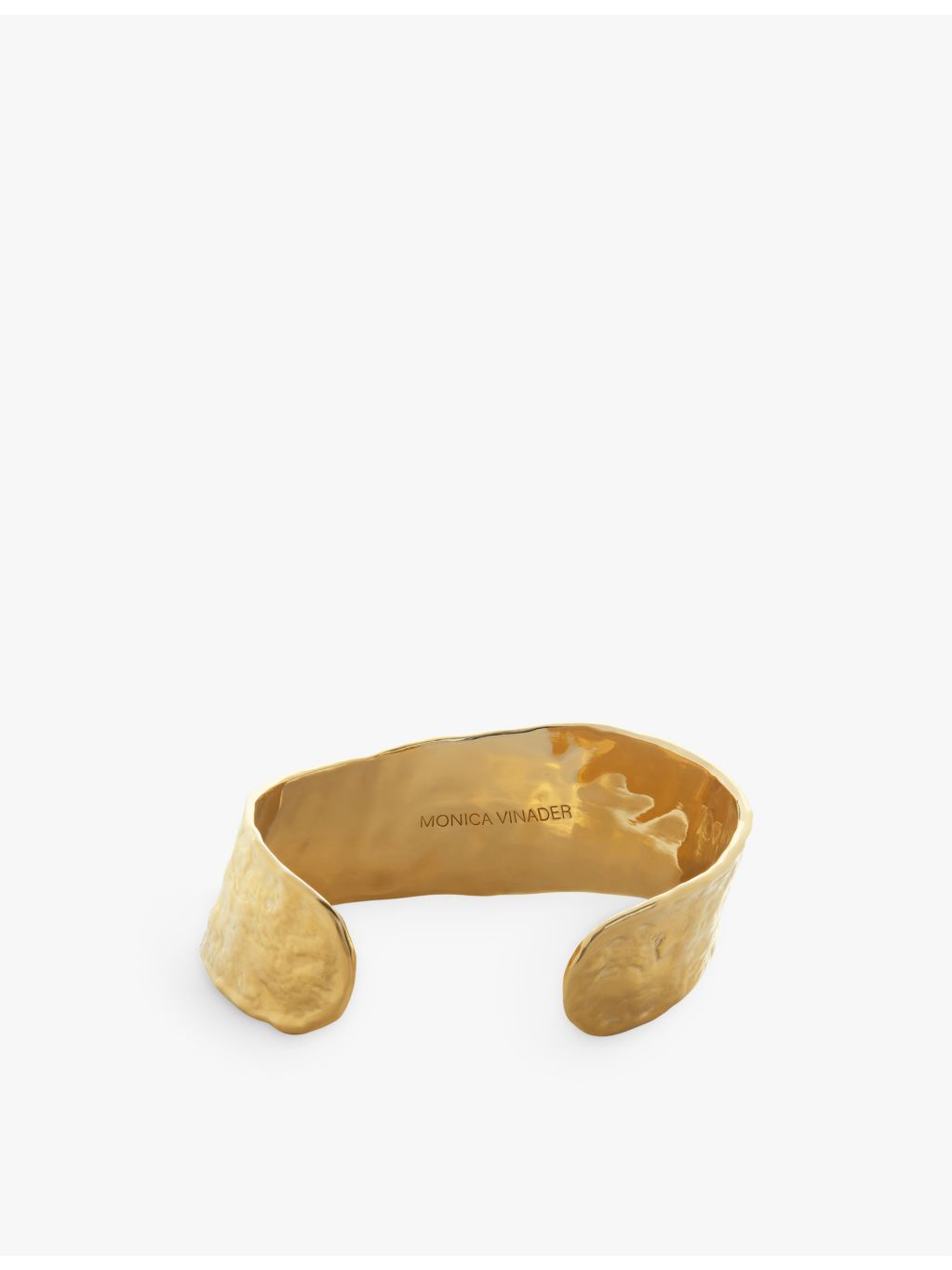 Monica Vinader Capri 18ct gold vermeil cuff bracelet, imported from the UK