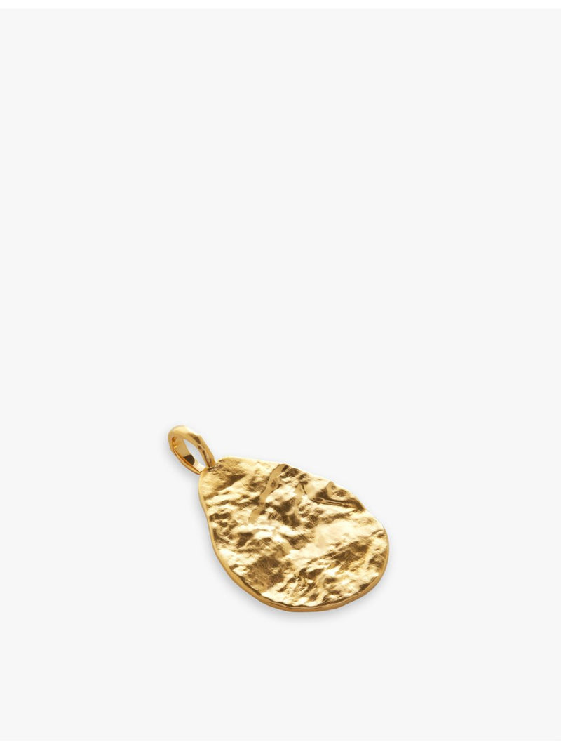 Monica Vinader Capri 18ct gold vermeil pendant, imported from the UK