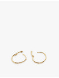 Monica Vinader 14ct yellow gold small hoop earrings - British product