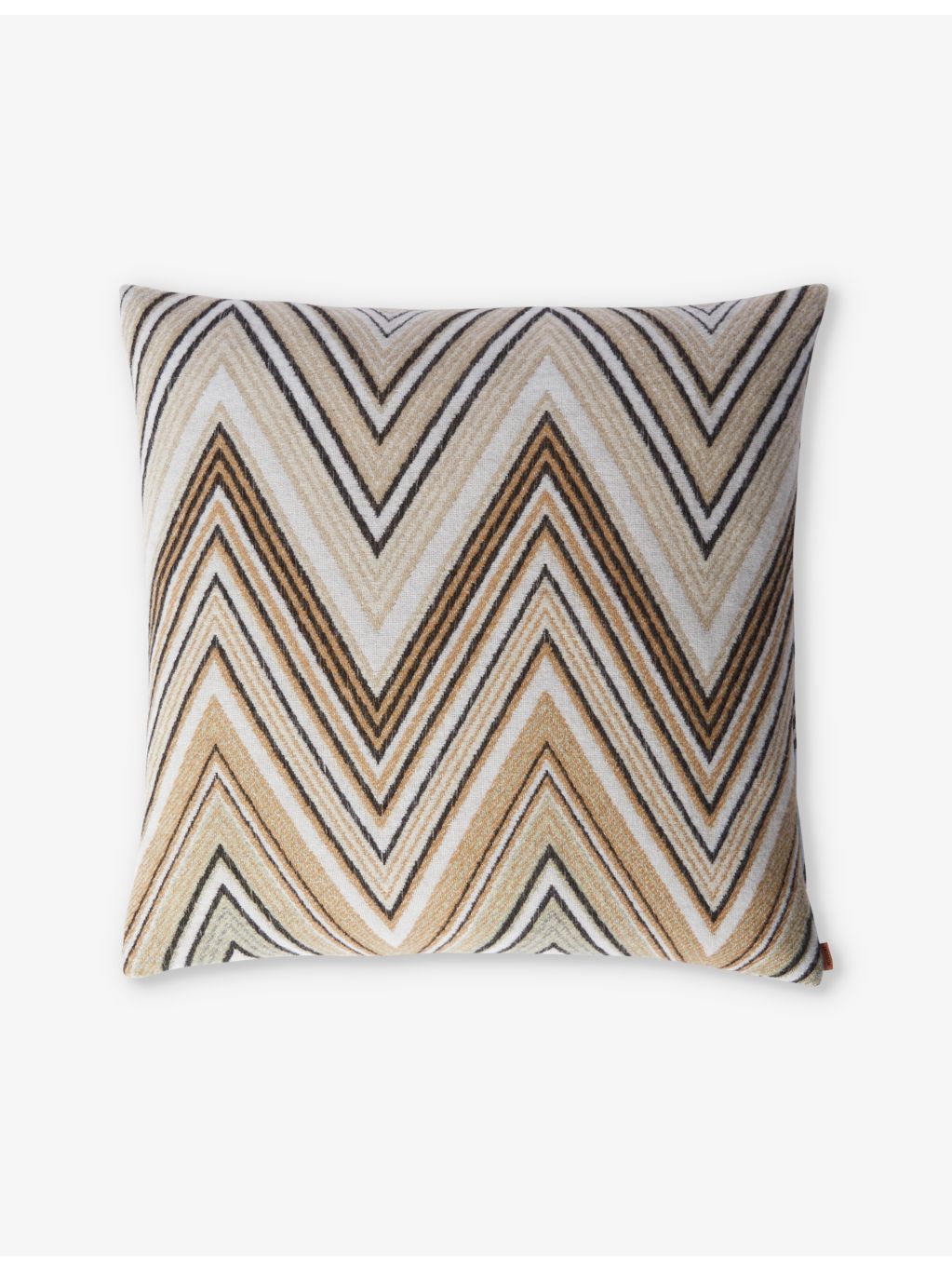 Missoni Home zig-zag wool-blend cushion 60cm - British product