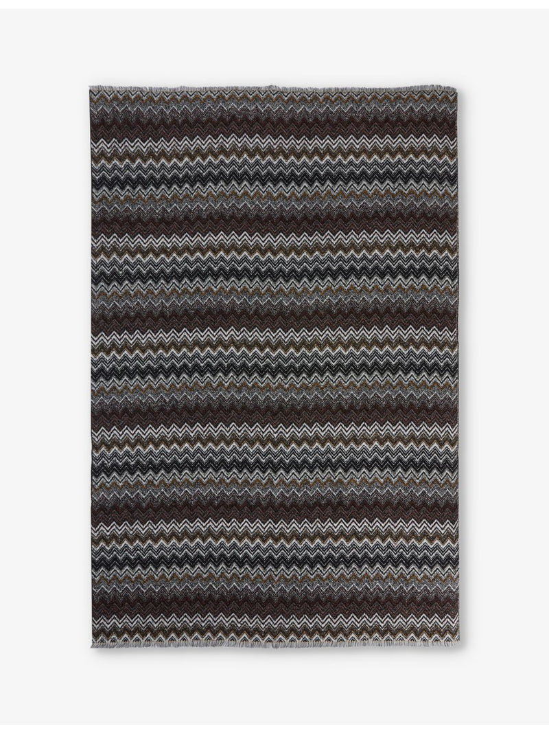 Missoni Home zigzag cotton-blend throw 130cm x 195cm (British brand)
