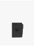 Diesel Hissu Evo logo-badge leather cardholder, imported from the UK