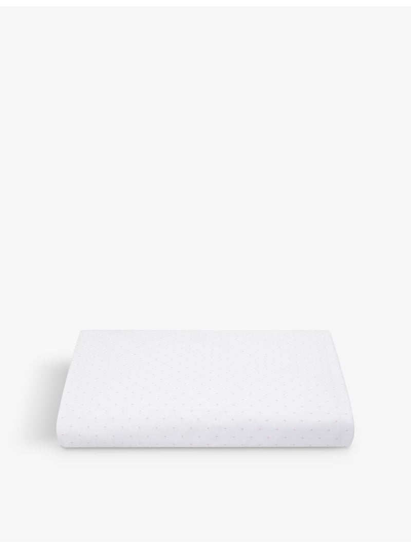 The Little White Company star-print cotton fitted sheet, imported from the UK