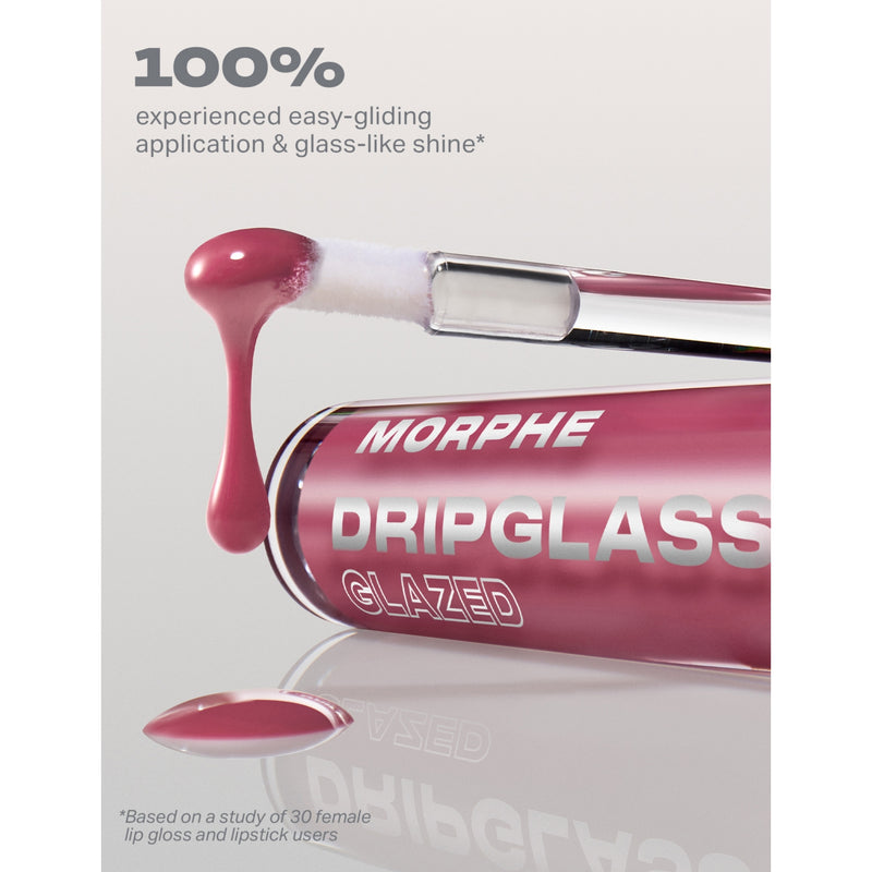 Morphe Dripglass glazed lip gloss 3.8ml, imported from the UK