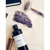 Dimple Amani amethyst gua sha and roller pen set - British product