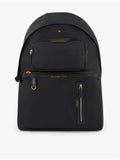Anya Hindmarch multi pocket nylon backpack with leather trim - British product