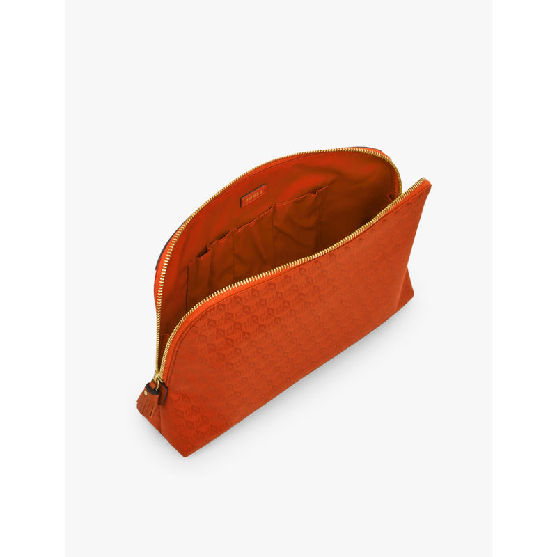Anya Hindmarch shell and leather washbag (British brand)