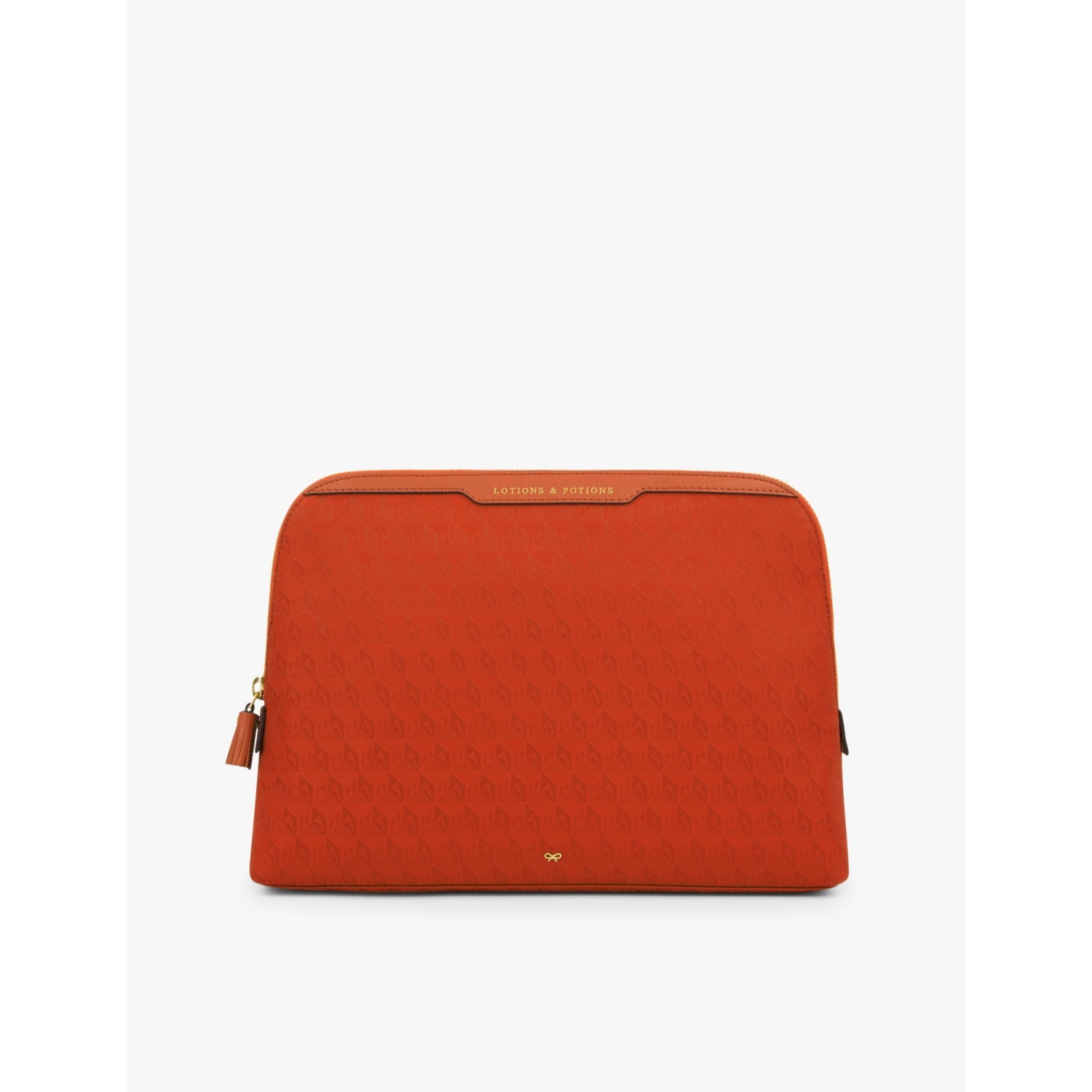 Anya Hindmarch shell and leather washbag (British brand)