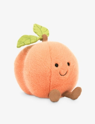 Jellycat Amuseable Peach soft toy 14cm, imported from the UK