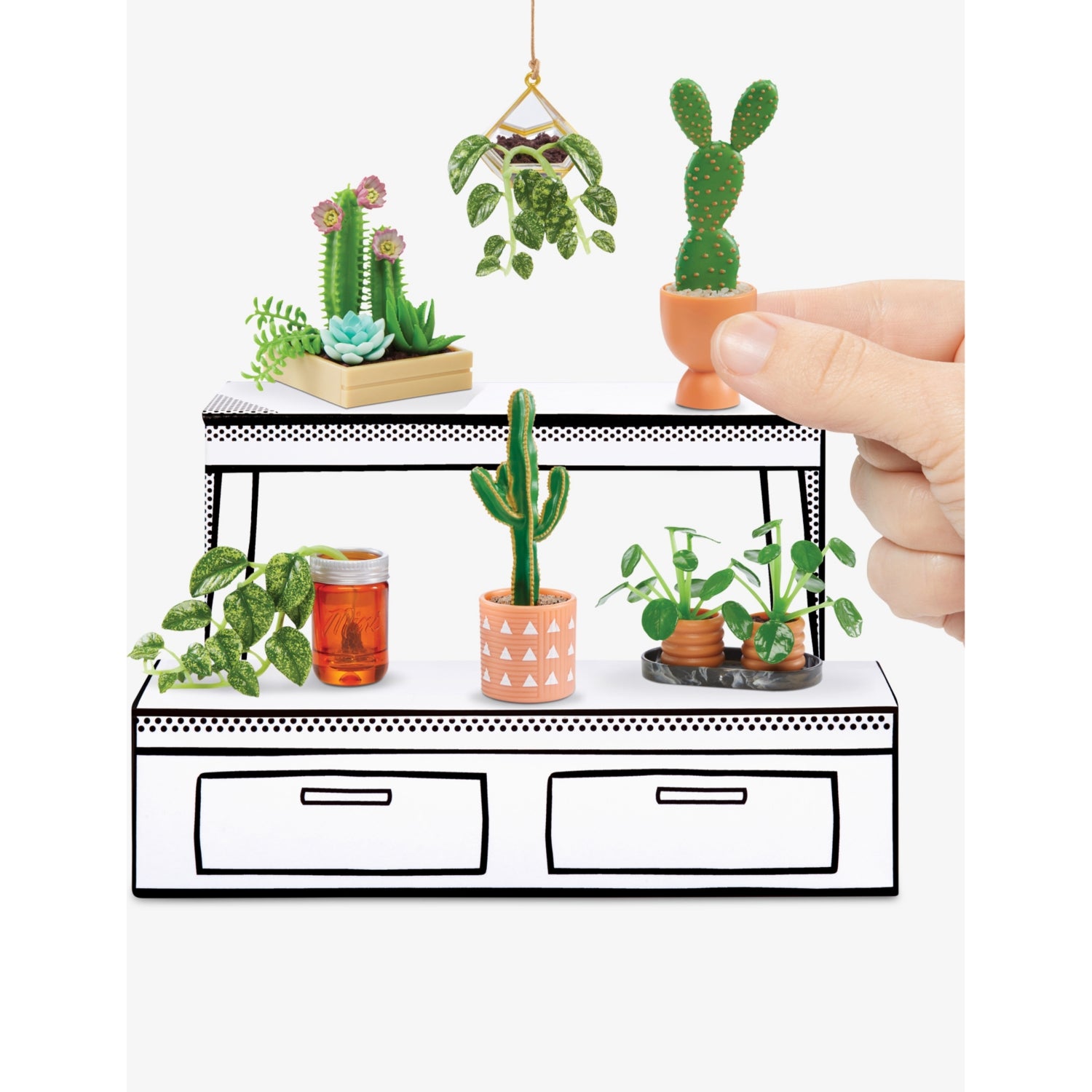 Make It Mini Botanicals deluxe playset UV resin craft kit - British product