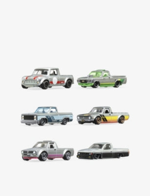 Hot Wheels Zamac toy cars 6 pack 7.5cm (British brand)