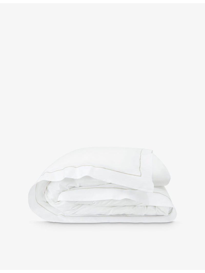 The White Company Savoy cotton duvet cover, imported from the UK