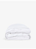 The White Company Savoy cord-trim cotton duvet cover - British product