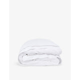The White Company Savoy cord-trim cotton duvet cover - British product