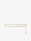 Maje Clover Charm Gold-Tone Brass Belt