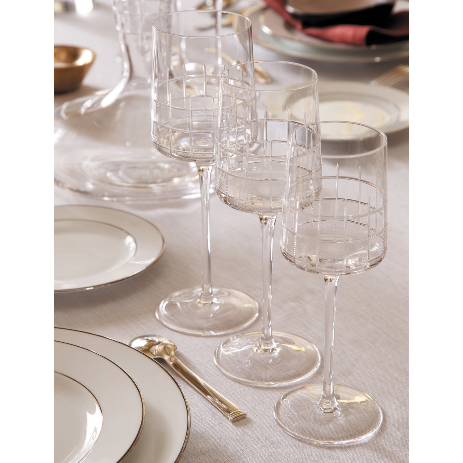 Christofle crystal-glass red wine glasses set of two, UK version