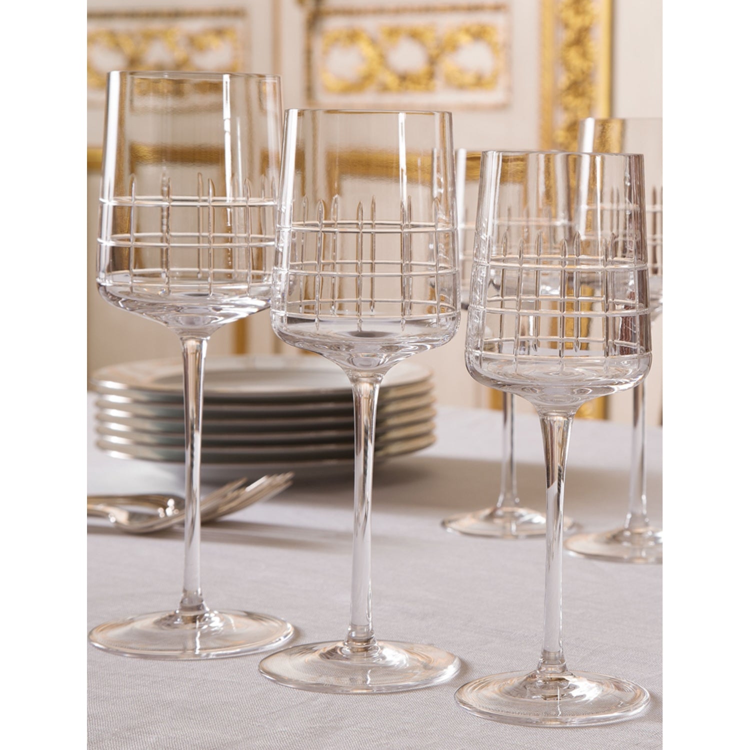 Christofle crystal-glass red wine glasses set of two, UK version