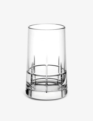 Christofle Graphik crystal vodka glasses set of four (British brand)