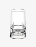 Christofle Graphik crystal vodka glasses set of four (British brand)