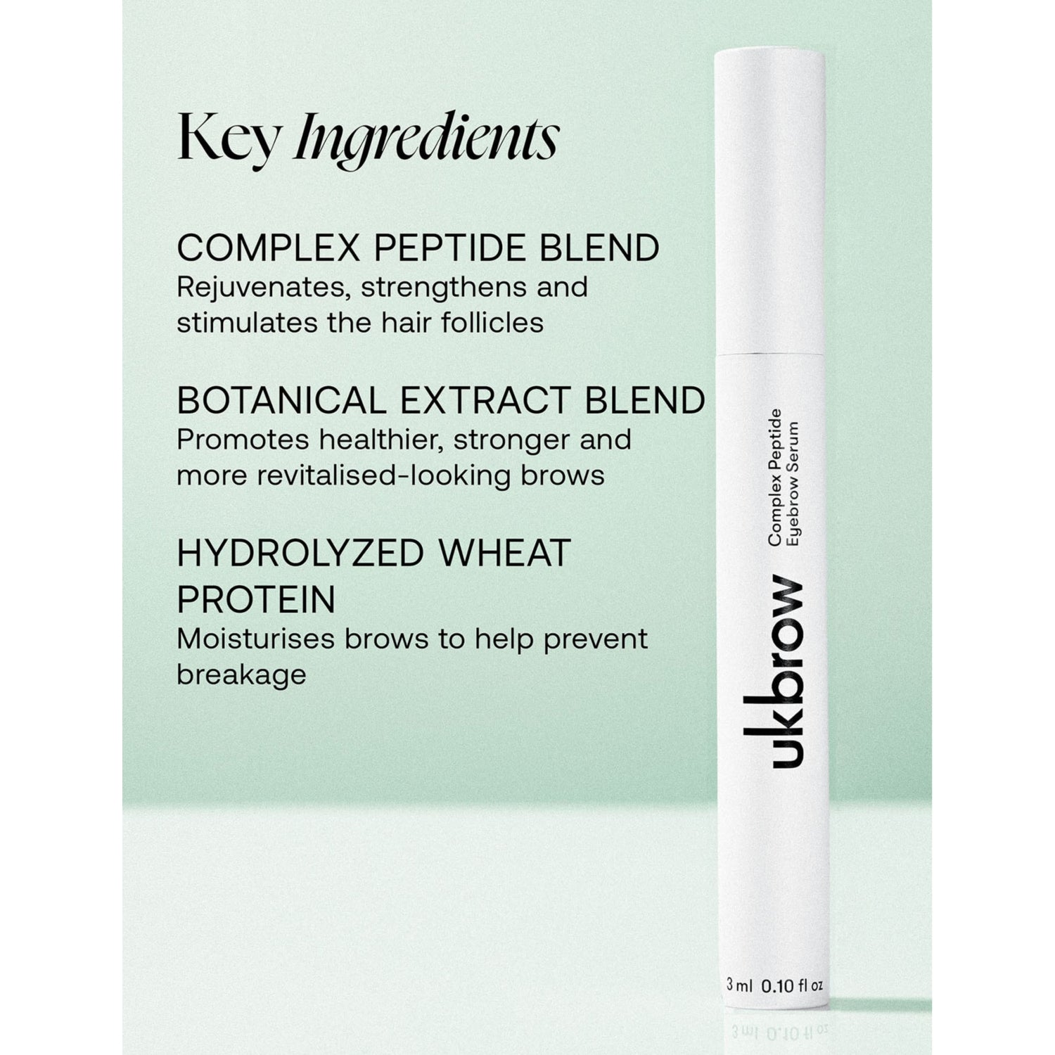 UKLASH Complex Peptide brow serum 3ml, imported from the UK