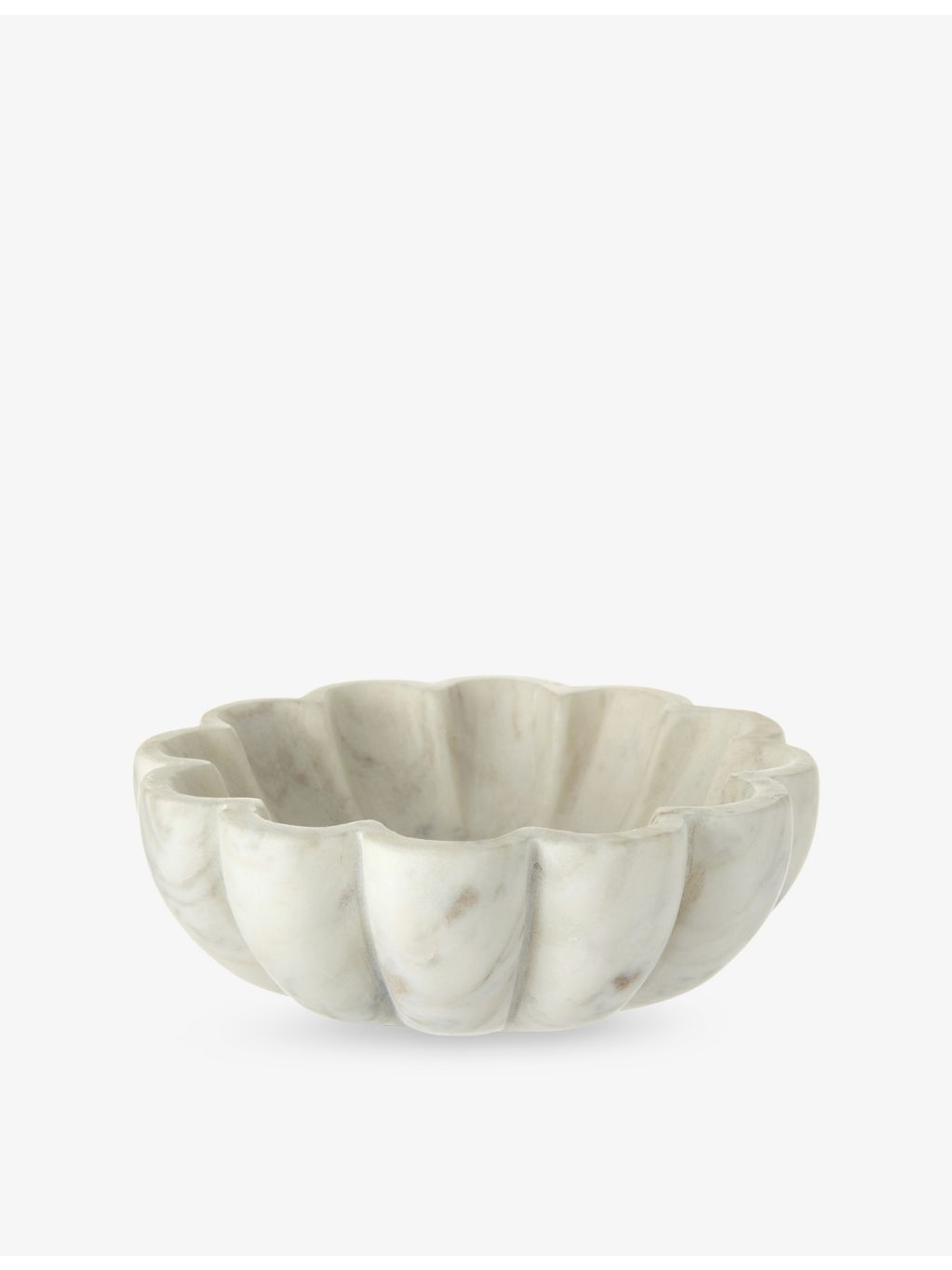 The White Company scalloped marble bowl 15cm, UK version