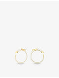 Shaun Leane Sabre Solis vermeil enamel hoop earrings, UK version