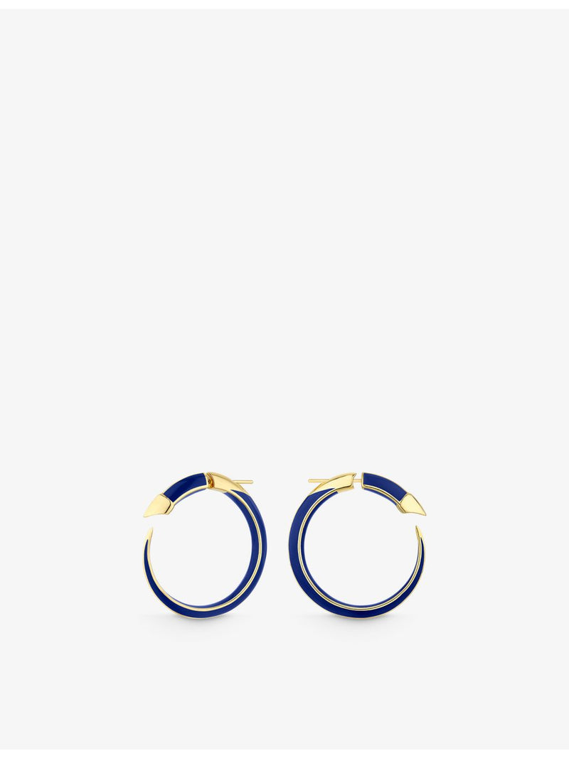 Shaun Leane Sabre Solis enamel hoop earrings, UK version