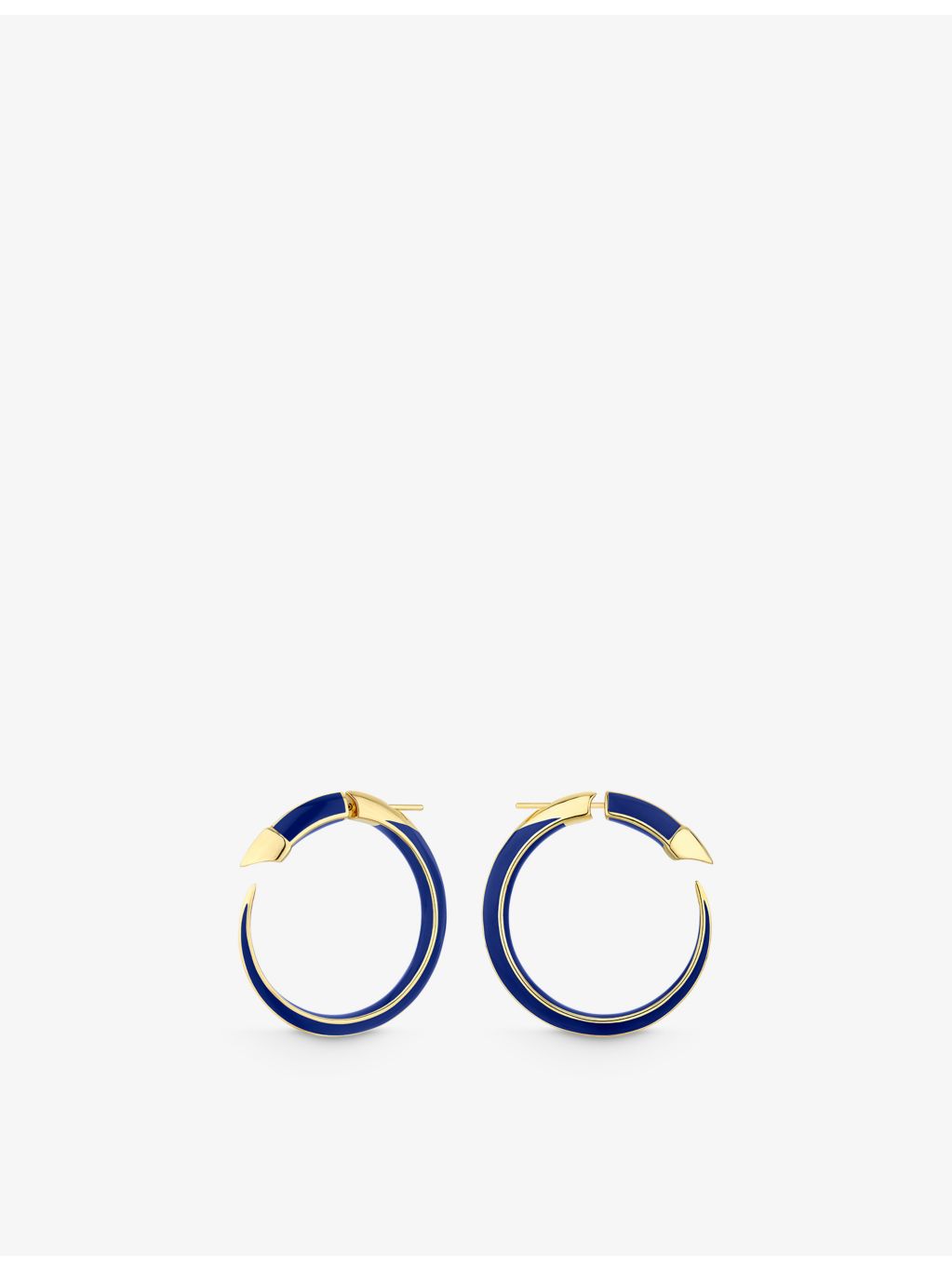 Shaun Leane Sabre Solis enamel hoop earrings, UK version