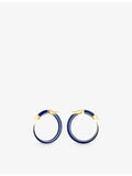 Shaun Leane Sabre Solis enamel hoop earrings, UK version