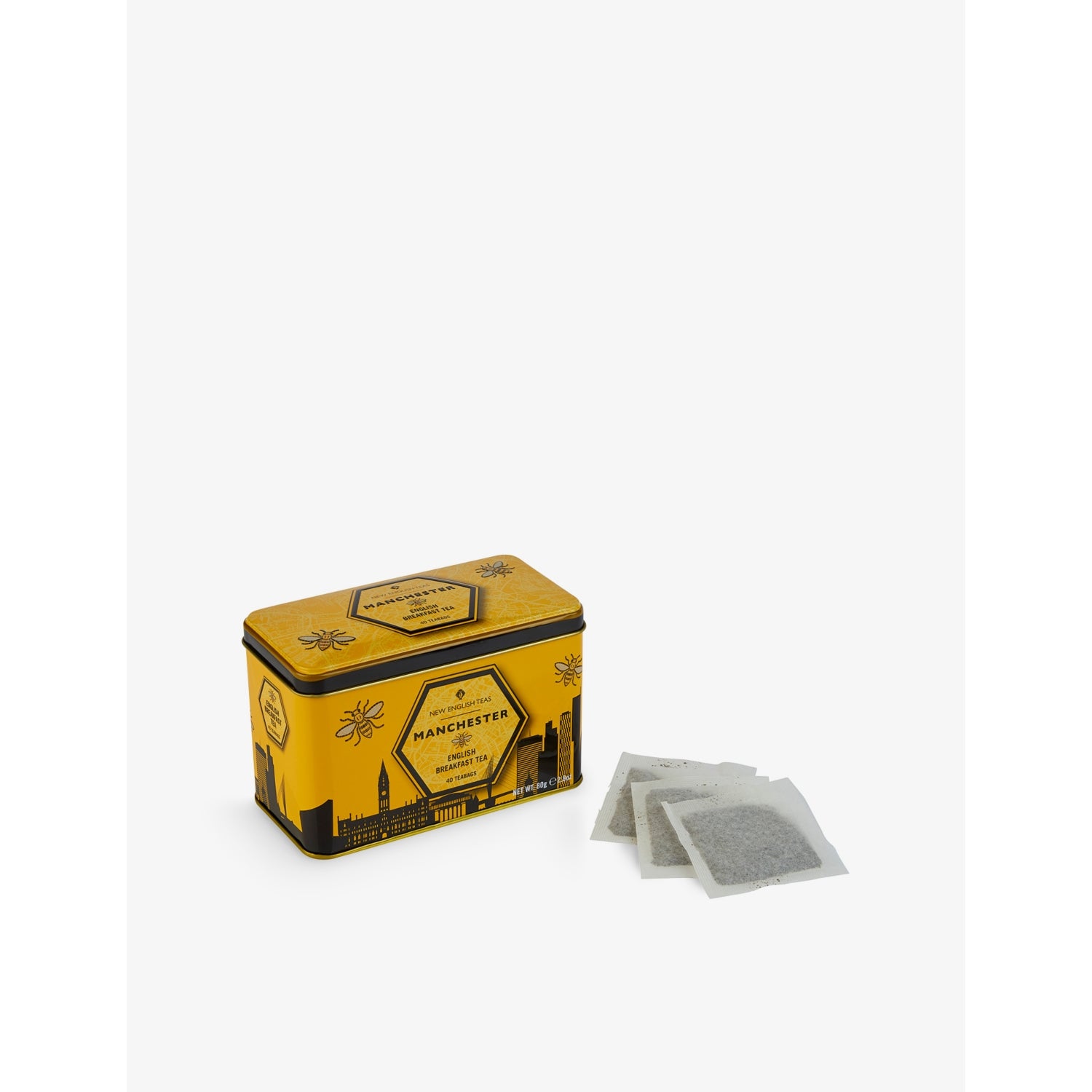 New English Teas English Breakfast Tea Manchester 80g, imported from the UK
