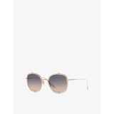 Dita Talon Three square-frame titanium sunglasses, imported from the UK