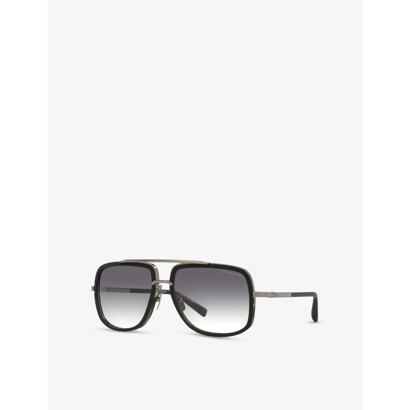 Dita MACH ONE DRX 2030 square-frame titanium sunglasses - British product