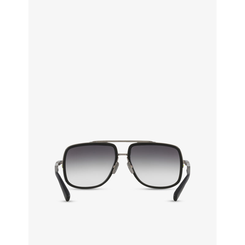 Dita MACH ONE DRX 2030 square-frame titanium sunglasses - British product