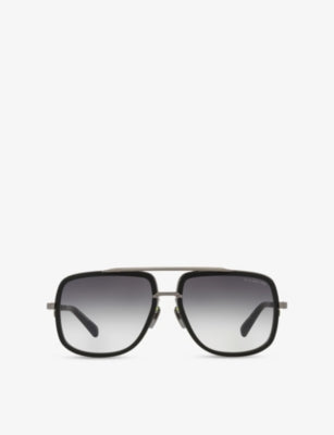 Dita MACH ONE DRX 2030 square-frame titanium sunglasses - British product