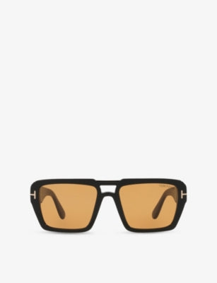 Tom Ford TR001876 pilot-frame acetate sunglasses, UK version