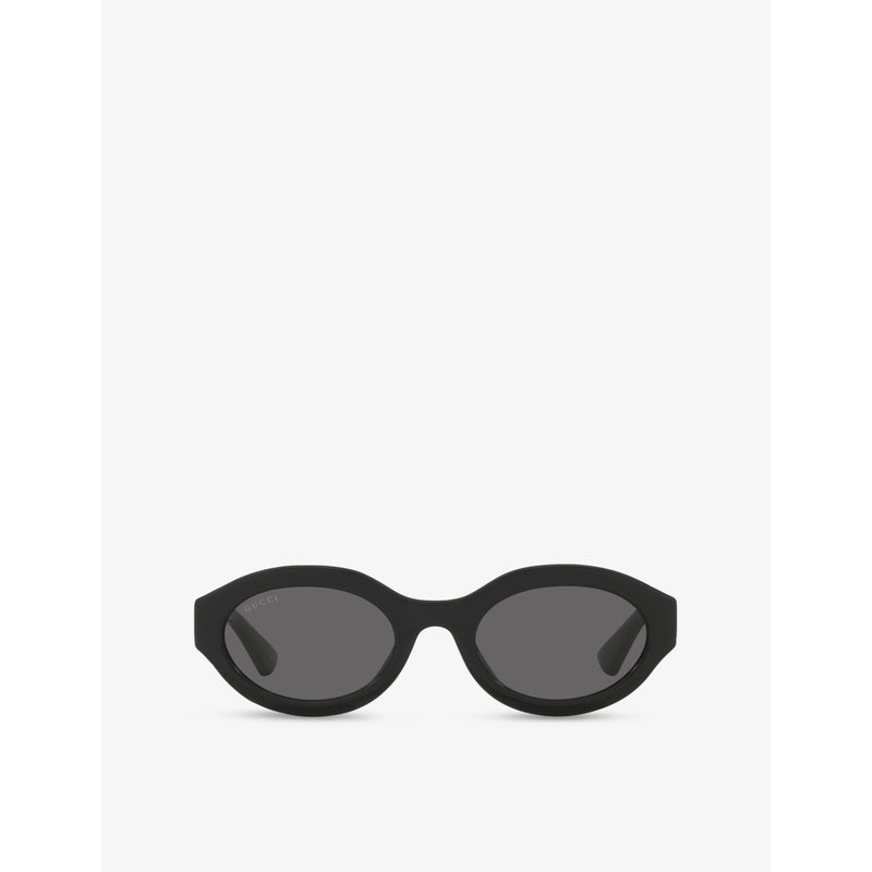 Gucci GG1579S oval-frame injected sunglasses, UK version