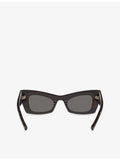 Saint Laurent SL 702 cat eye frame sunglasses, imported from the UK