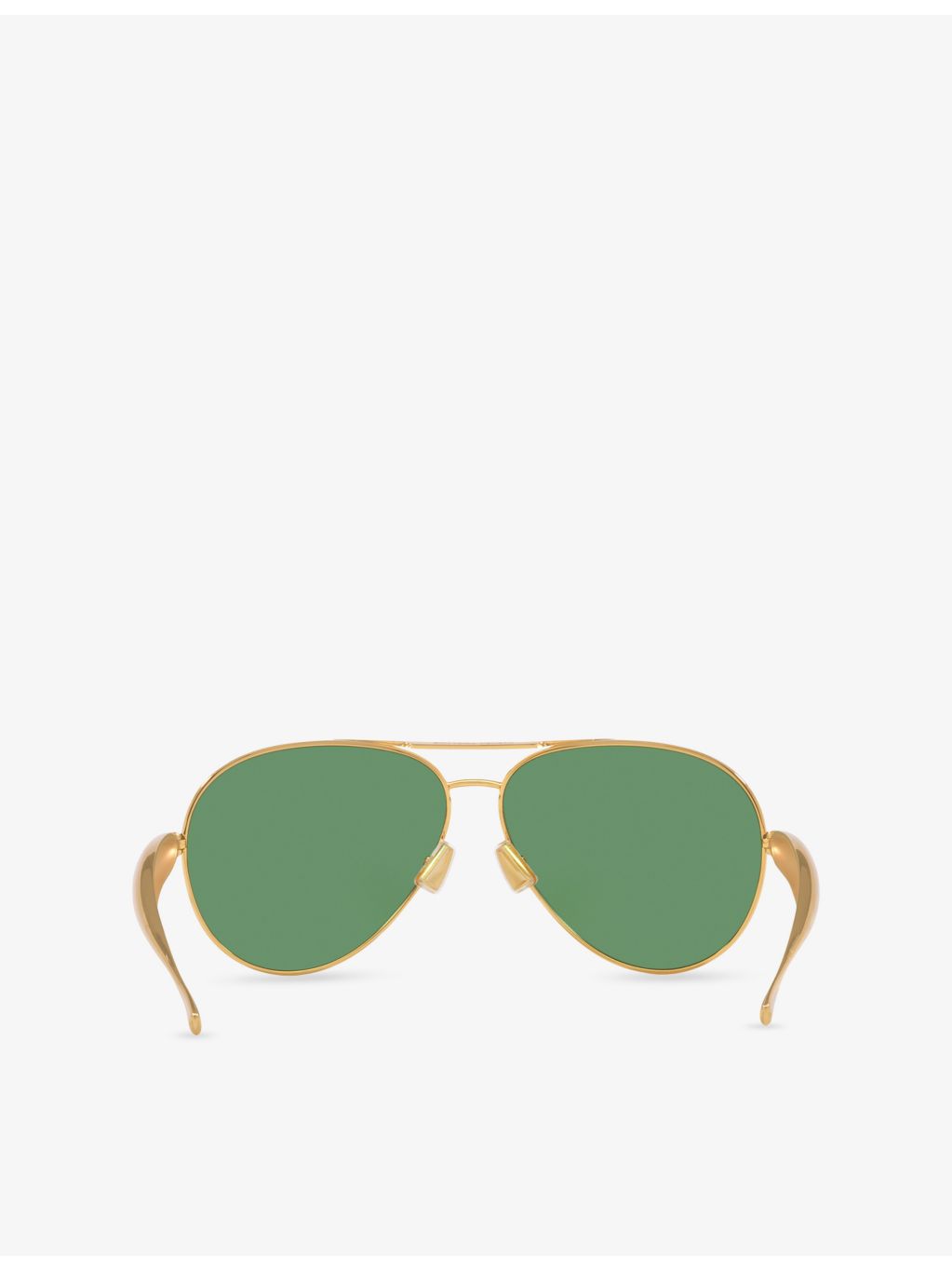 Bottega Veneta aviator sunglasses metal frame, imported from the UK