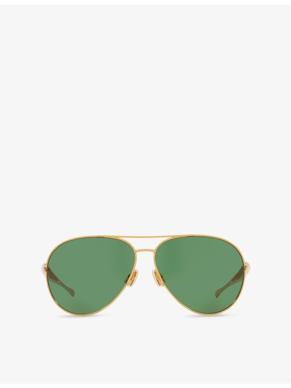 Bottega Veneta aviator sunglasses metal frame, imported from the UK