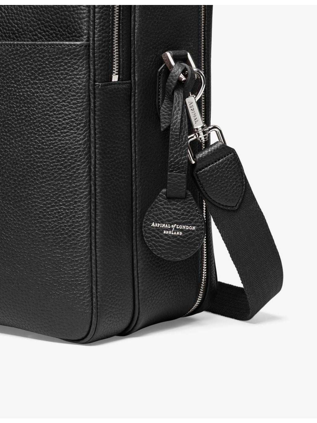 Aspinal of London 48hr Mount Street leather travel bag, UK version