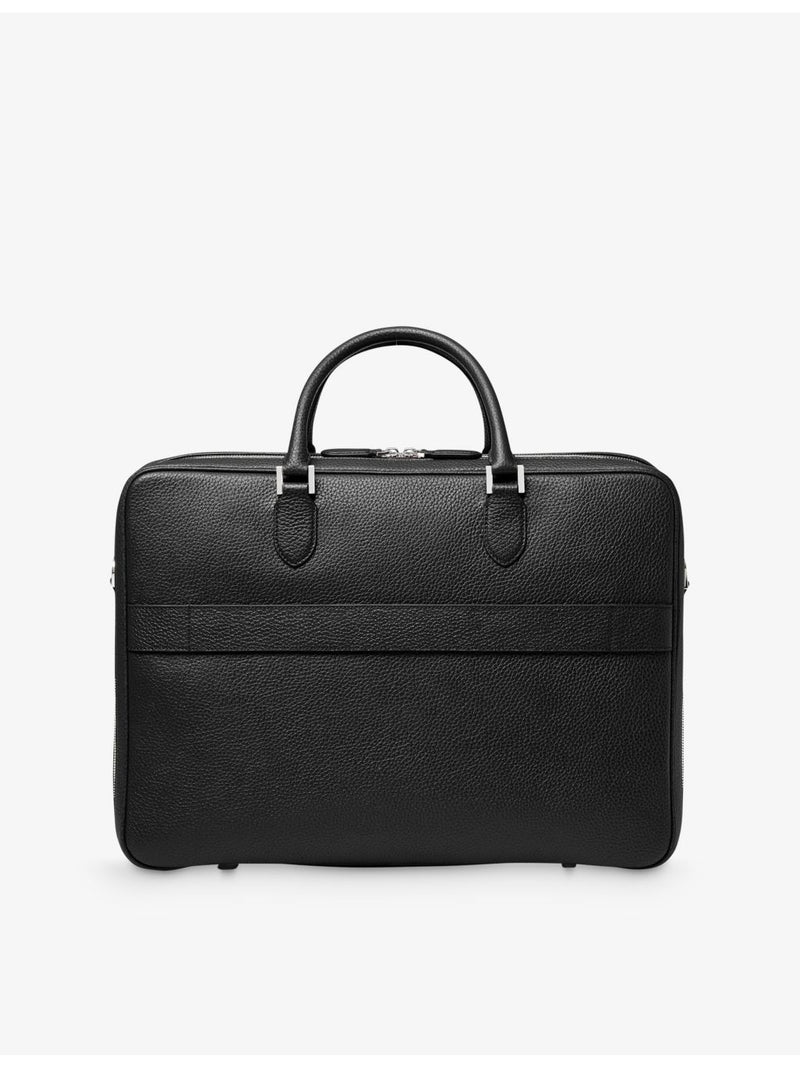 Aspinal of London 48hr Mount Street leather travel bag, UK version