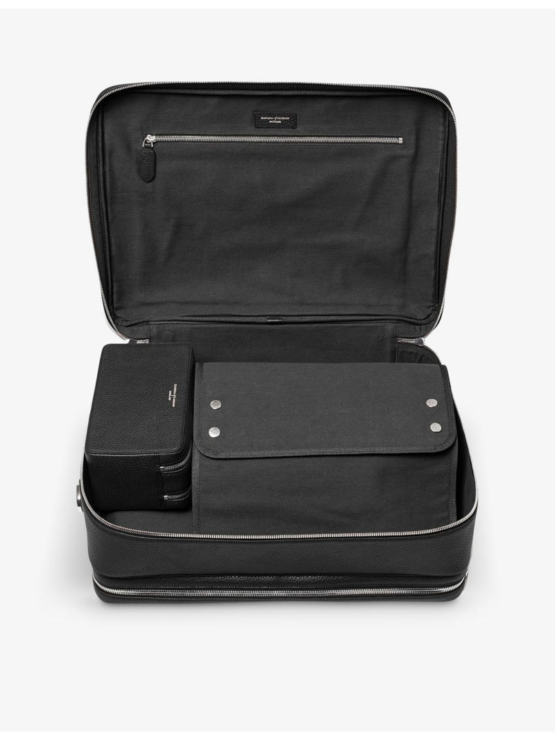 Aspinal of London 48hr Mount Street leather travel bag, UK version