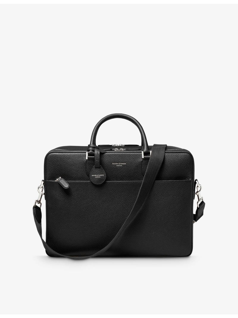 Aspinal of London 48hr Mount Street leather travel bag, UK version