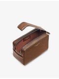 Aspinal of London Mount Street leather wash bag - British product