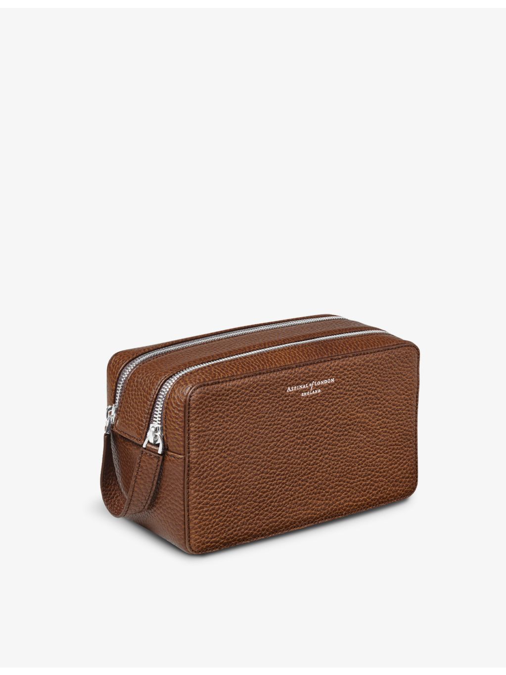 Aspinal of London Mount Street leather wash bag - British product