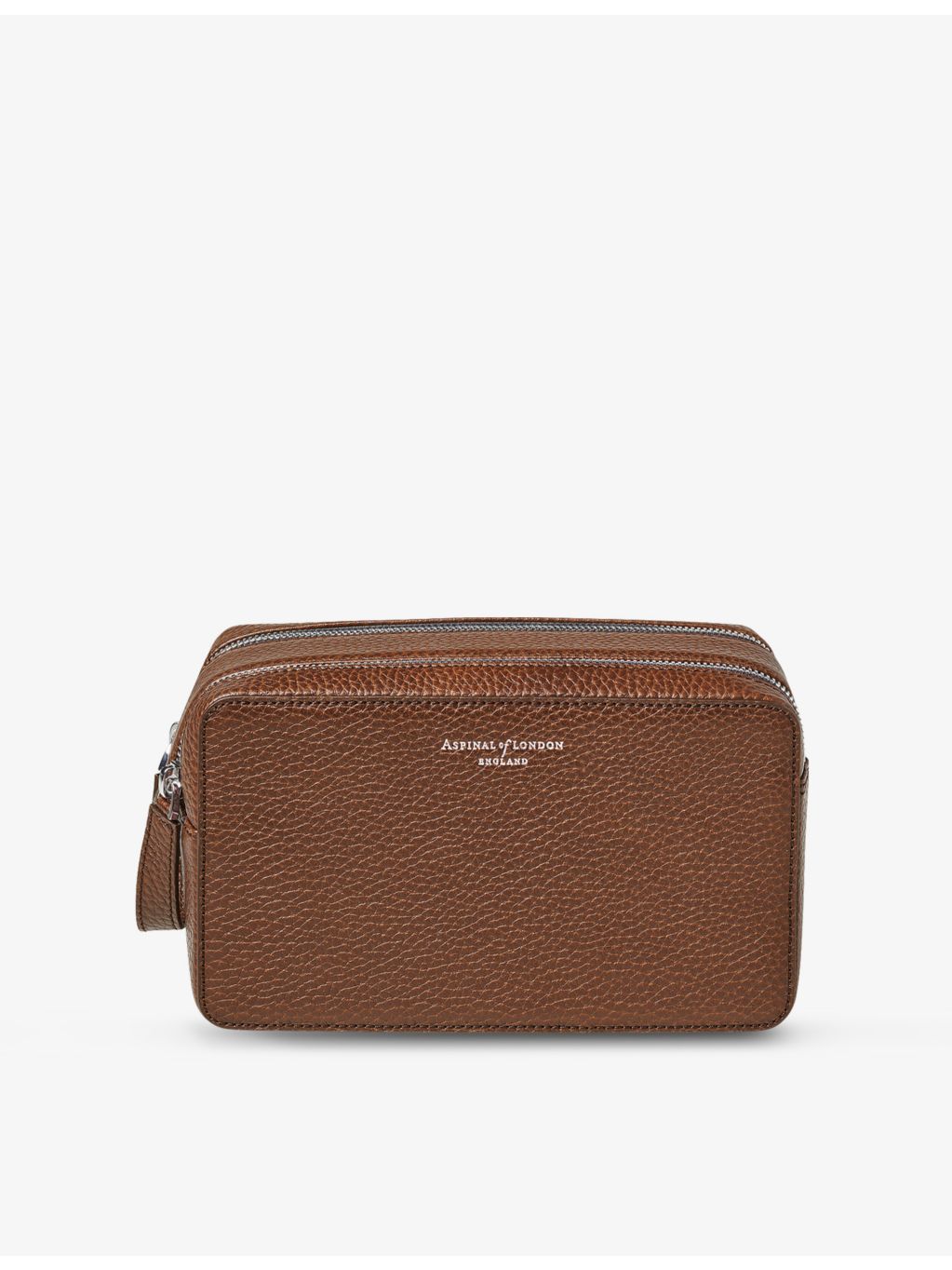 Aspinal of London Mount Street leather wash bag - British product