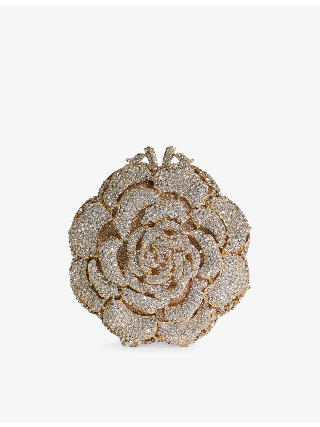 Dune diamante flower metal clutch, imported from the UK