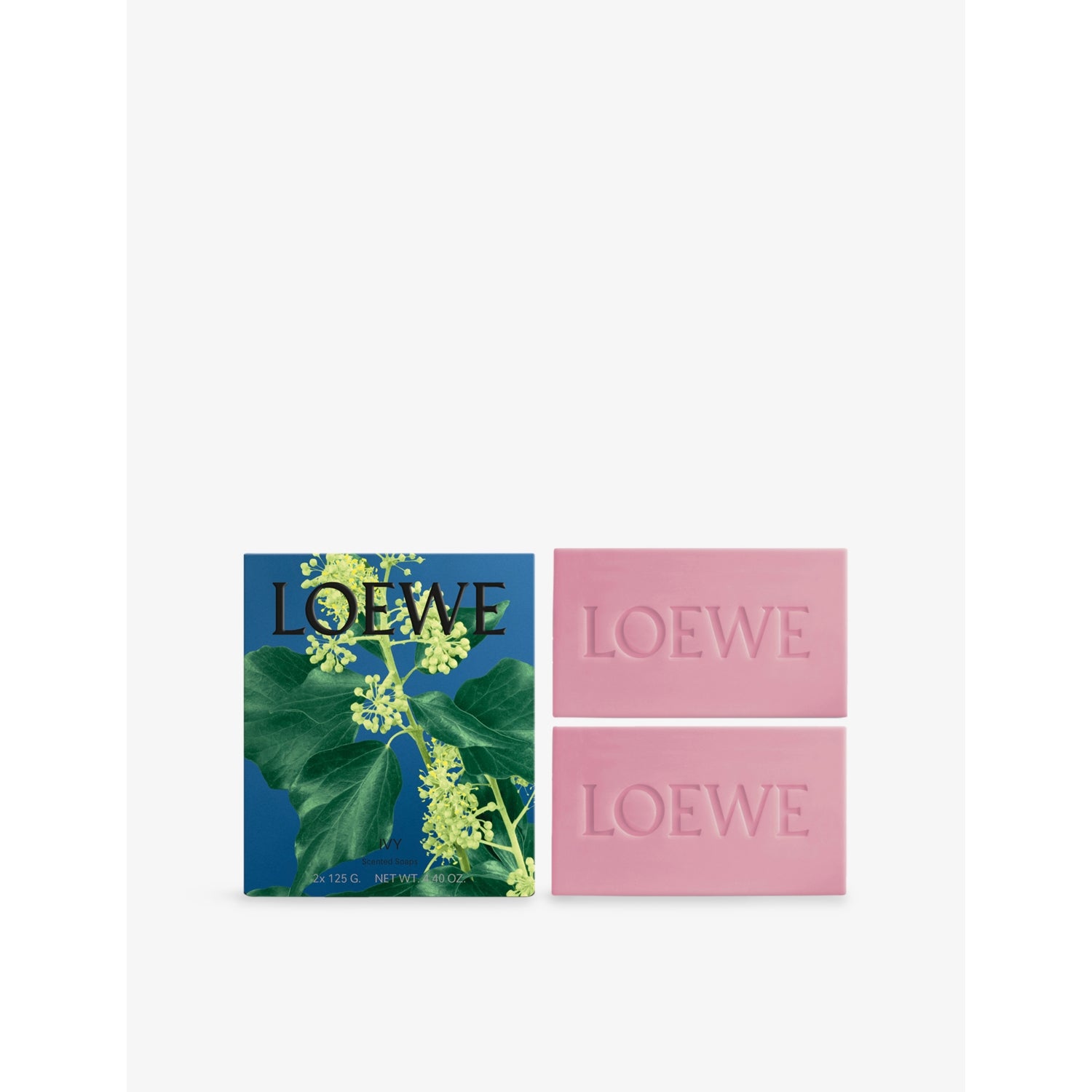 Loewe scented soap bars ivy 2 x 125g - British product
