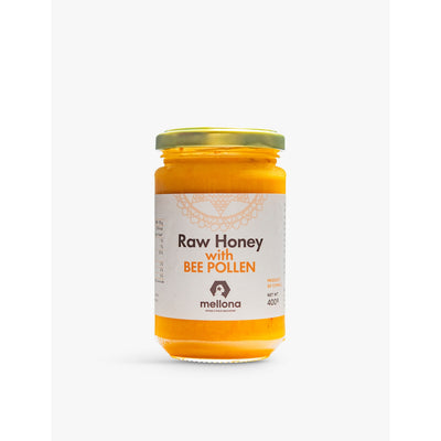 selfridges Mellona Bee Pollen Raw Honey 400g- Buy online at McGrocer